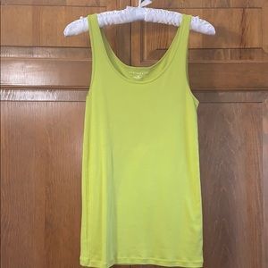 Ann Taylor Lime Green Tank Top Size M